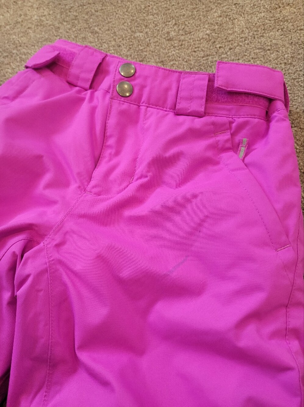 Columbia Omni-heat Kids Bright Pink Snow Pants Size XXS 4/5 - Picture 5 of 5